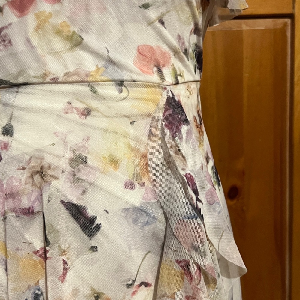 NWOT Ted Baker Lauriin Floral Halter Neck Dress Sz US 2 Or Ted Sz 0 - Picture 6 of 13